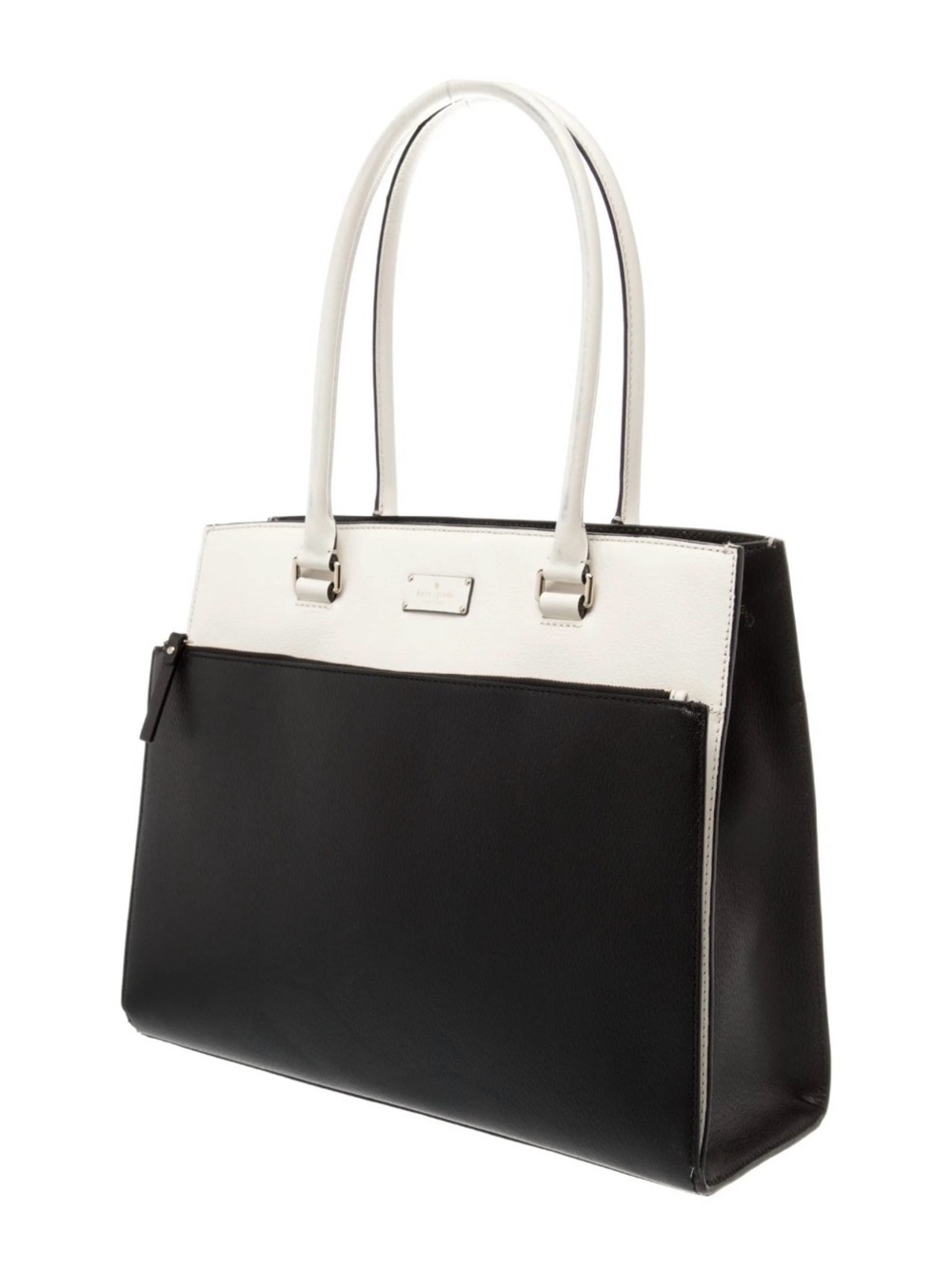 Elegant Black and White Tote Bag